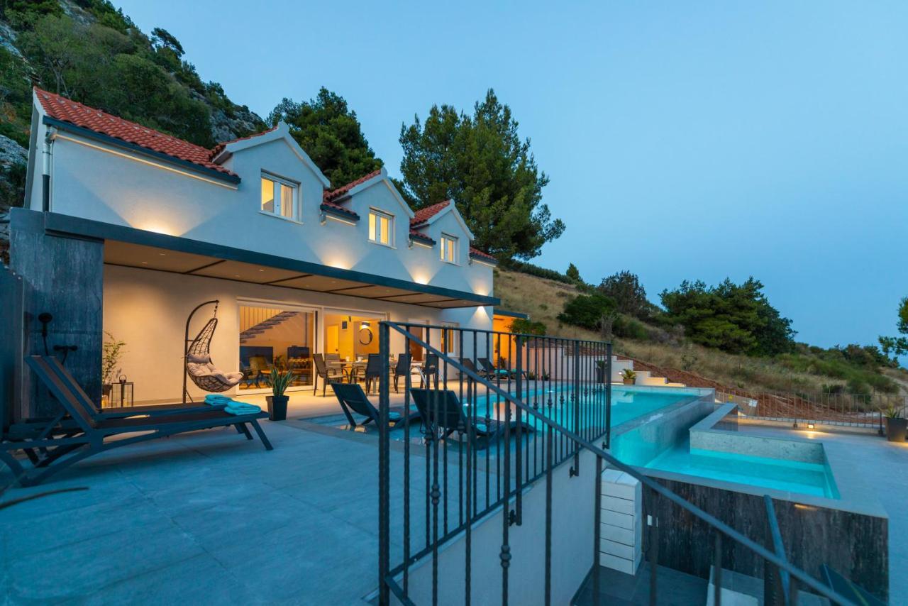 Villa Kruna With Breathtaking View Murvica  Kültér fotó